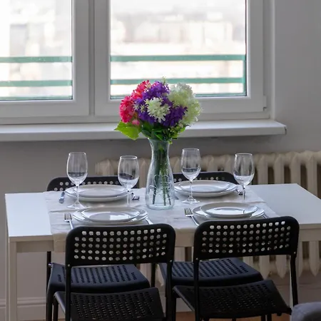 Mokotow - 14th Floor, Balcony - By Rentujemy