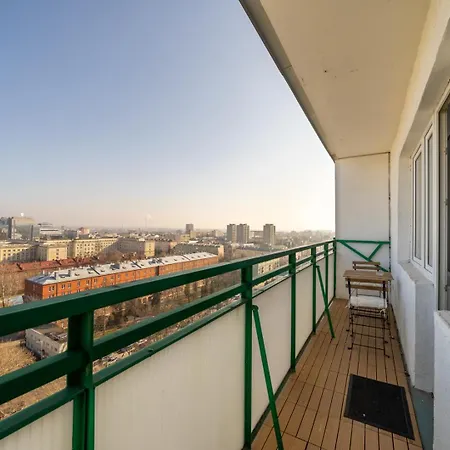 Mokotow - 14th Floor, Balcony - By Rentujemy * 华沙