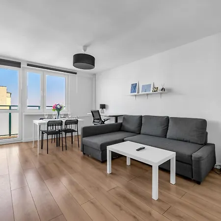 Mokotow - 14th Floor, Balcony - By Rentujemy Apartamento