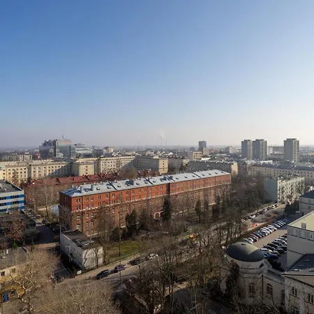 Mokotow - 14th Floor, Balcony - By Rentujemy Apartment