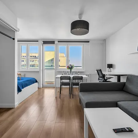 Mokotow - 14th Floor, Balcony - By Rentujemy Appartement Warschau