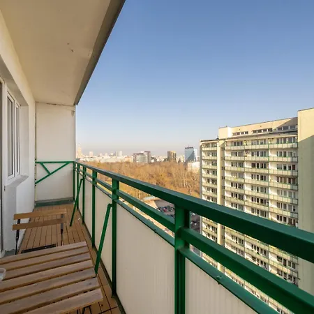 Mokotow - 14th Floor, Balcony - By Rentujemy *