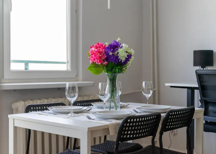 Mokotow - 14th Floor, Balcony - By Rentujemy *