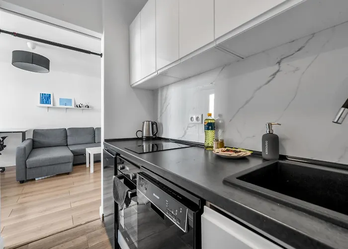 Mokotów - 14th Floor, Balcony - By Rentujemy